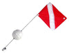 Two Piece Dive Float Flag