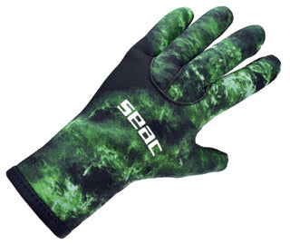 Seac Sub Green Camo 3.5mm Dive Gloves