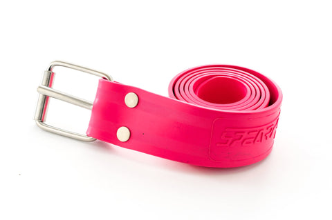 SpearPro Marsellaise Pink 4mm Rubber Weight Belt