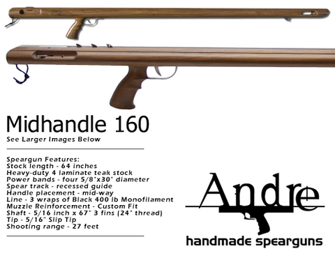 Andre Mid Handle 160cm Tuna Speargun
