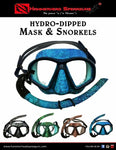 Apnea Spearfishing Camo Mask Snorkel Combo