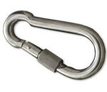 Freedive 2" Stainless Steel Carabiner with Lock